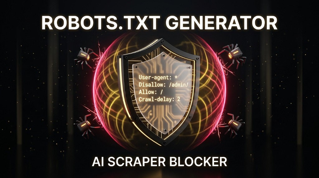 Robots.txt Generator & AI Blocker